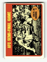 1972 Topps Base Set #135 AFC Semi-Final Game