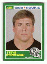 1989 Score Base Set #254 Steve Wisniewski