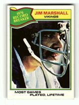 1977 Topps Base Set #452 Jim Marshall