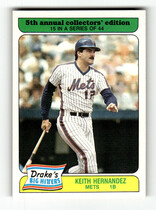 1985 Drakes #15 Keith Hernandez