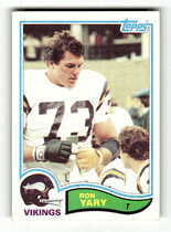 1982 Topps Base Set #402 Ron Yary