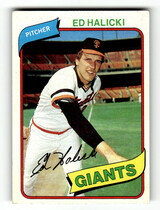 1980 Topps Base Set #217 Ed Halicki