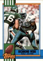 1990 Topps Traded #43 Richmond Webb