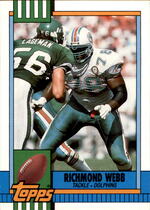 1990 Topps Traded #43T Richmond Webb