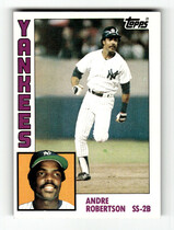 1984 Topps Base Set #592 Andre Robertson