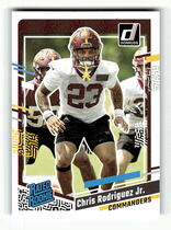 2023 Donruss Base Set #398 Chris Rodriguez Jr.
