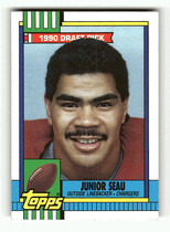 1990 Topps Base Set #381 Junior Seau