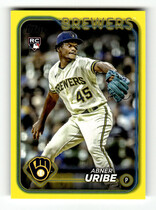 2024 Topps Yellow #310 Abner Uribe