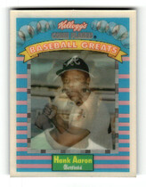 1991 Kelloggs 3D #2 Hank Aaron