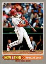 2019 Topps Heritage High Number Now and Then #NT-14 Carter Kieboom