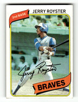 1980 Topps Base Set #463 Jerry Royster