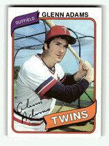 1980 Topps Base Set #604 Glenn Adams