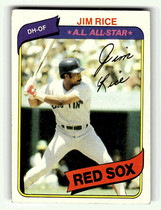 1980 Topps Base Set #200 Jim Rice