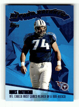 2003 Topps Record Breakers #RB4 Bruce Matthews