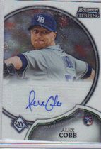 2011 Bowman Sterling Rookie Autographs #14 Alex Cobb