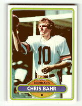 1980 Topps Base Set #501 Chris Bahr