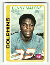 1978 Topps Base Set #493 Benny Malone