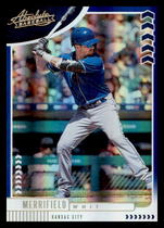 2020 Panini Absolute Spectrum Blue #63 Whit Merrifield
