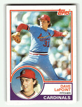1983 Topps Base Set #438 Dave LaPoint