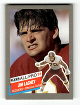 1991 Fleer All-Pros #24 Jim Lachey