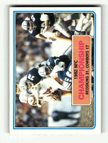 1983 Topps Base Set #10 82 NFC Championship