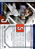 2020 Topps Update A Numbers Game #NG-8 Jeff Bagwell