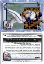 2020 Bowman Chrome Draft Refractor #BD-138 Trent Palmer