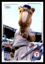 2021 Topps Opening Day Mascots #M-19 Rangers Captain