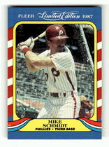 1987 Fleer Limited Edition #37 Mike Schmidt