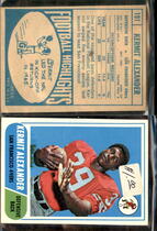 1968 Topps Base Set #191 Kermit Alexander