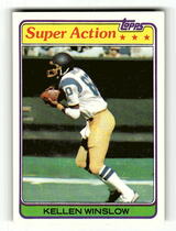 1981 Topps Base Set #524 Kellen Winslow