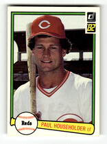 1982 Donruss Base Set #314 Paul Householder