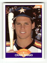 1989 Score Base Set #237 Craig Biggio