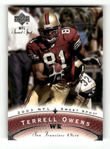 2003 Upper Deck Sweet Spot #58 Terrell Owens
