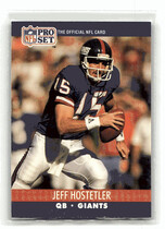 1990 Pro Set Base Set #596 Jeff Hostetler