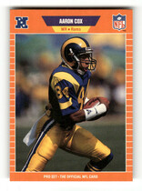 1989 Pro Set Base Set #197 Aaron Cox