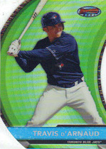 2012 Bowman Bowmans Best Prospects Die Cut Refractors #BBP11 Travis d'Arnaud