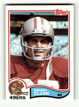 1982 Topps Base Set #478 Dwight Clark
