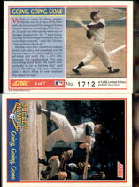 1991 Score Mickey Mantle #4 Going Going Gone