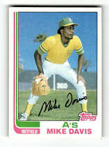 1982 Topps Base Set #671 Mike Davis