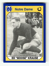 1990 Collegiate Collection Notre Dame 200 #105 Ed Moose Krause