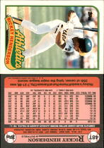 1989 Topps Traded #48T Rickey Henderson