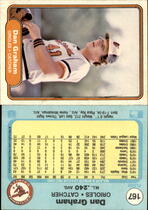 1982 Fleer Base Set #167 Dan Graham
