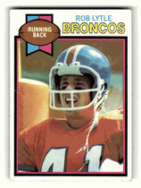 1979 Topps Base Set #384 Rob Lytle