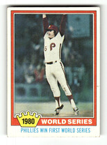 1981 Topps Base Set #404 1980 World Series