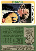 1978 Topps Base Set #346 Pat Haden