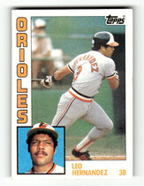 1984 Topps Base Set #71 Leo Hernandez