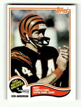 1982 Topps Base Set #1 Ken Anderson
