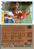 1981 Topps Base Set #52 Dave Preston