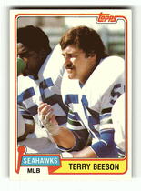 1981 Topps Base Set #191 Terry Beeson